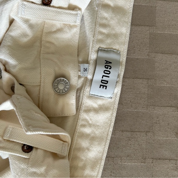 Agolde Low Slung Buggy Straight Leg Jean in Solar - Picture 8 of 16